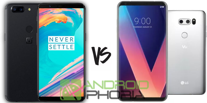 Comparativa OnePlus 5T LG V30