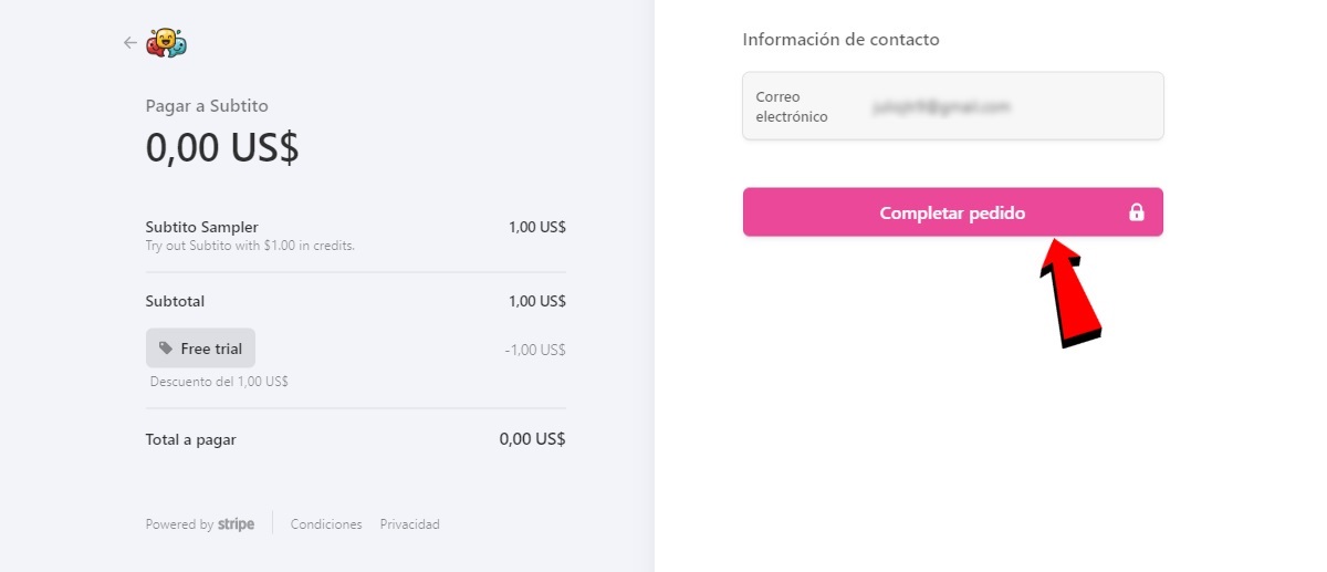 Completa la solicitud de la prueba gratuita