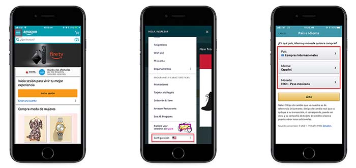 Comprar Amazon Estados Unidos desde otros paises