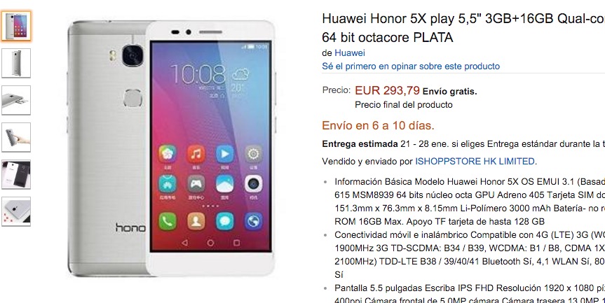 Comprar Honor 5X en España
