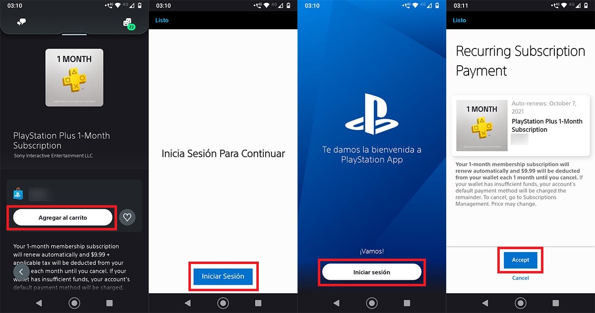 Comprar PS Plus por 1 dolar