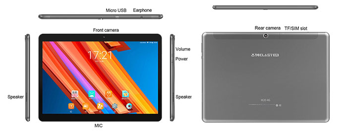 Conexiones de Teclast M20