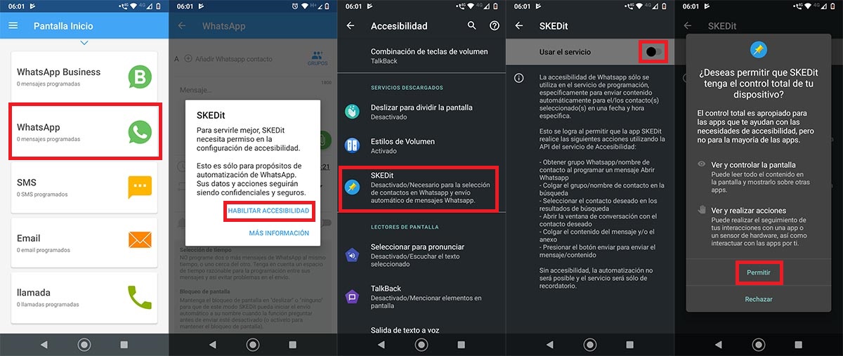 Configuracion SKEDit WhatsApp
