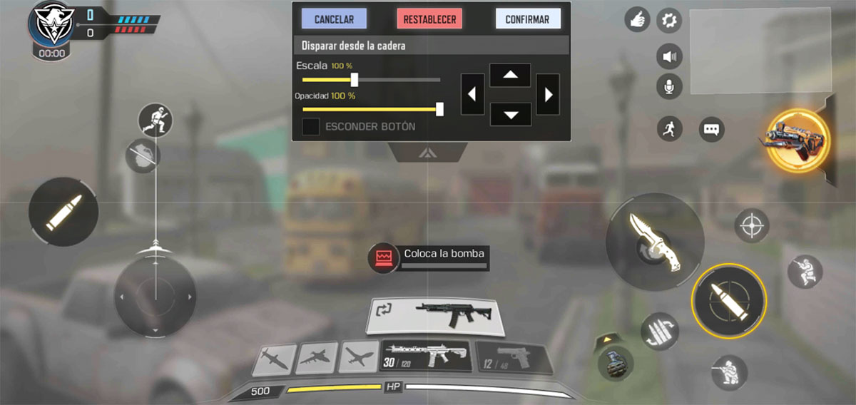 Configurar mando Call of Duty Mobile