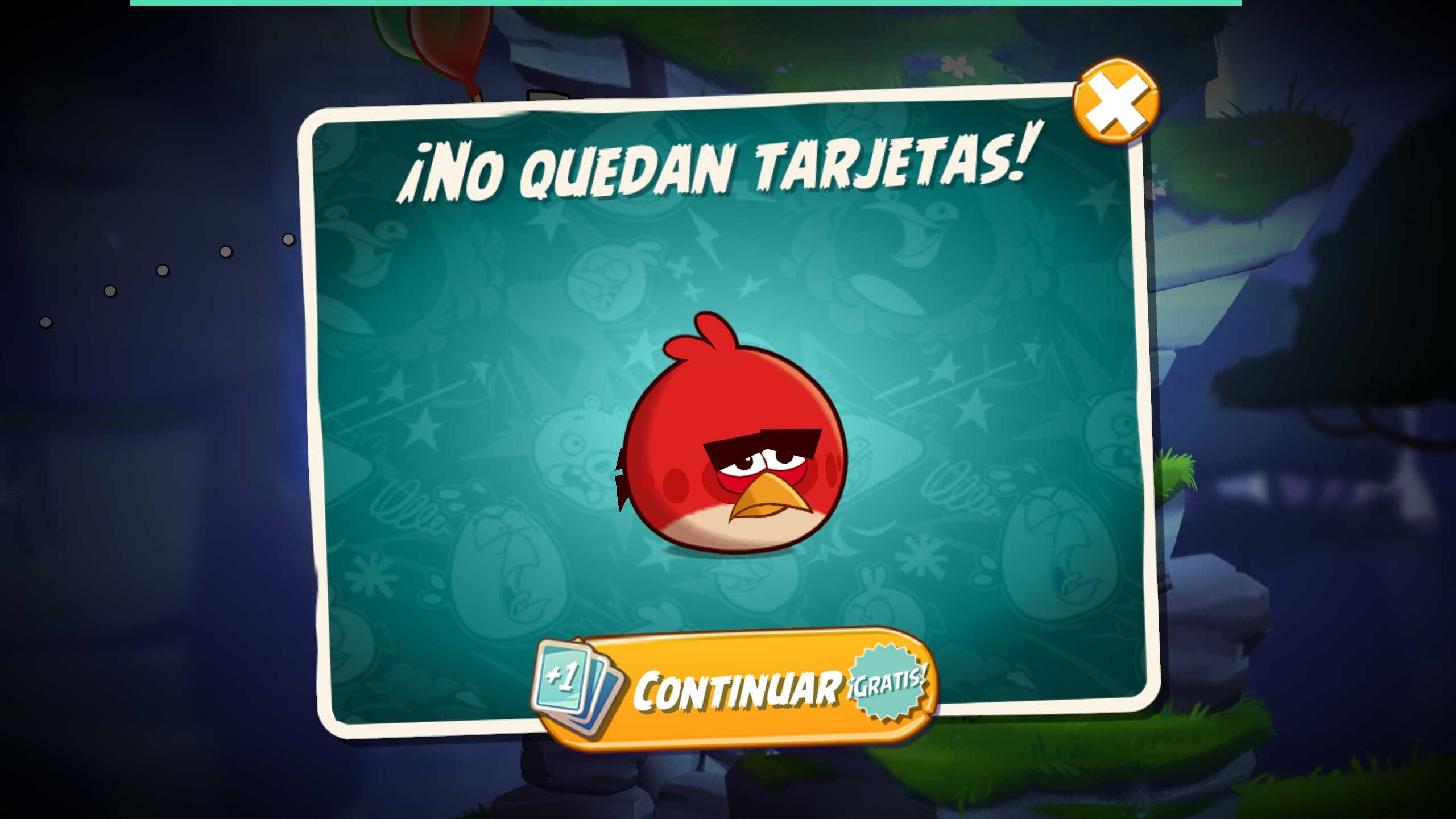 Conseguir tarjetas extra en Angry Birds 2 gratis