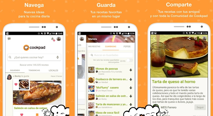 Coodpak app recetas