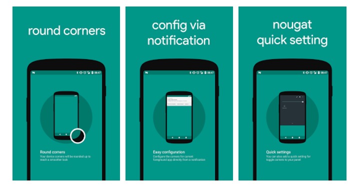 Cornerfly esquinas redondeadas