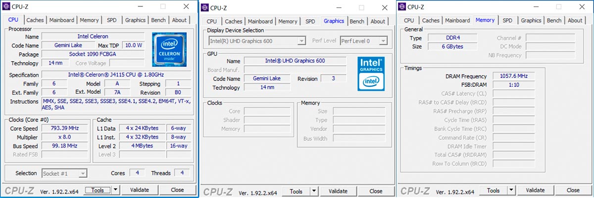 Cpu-Z Chuwi Larkbox