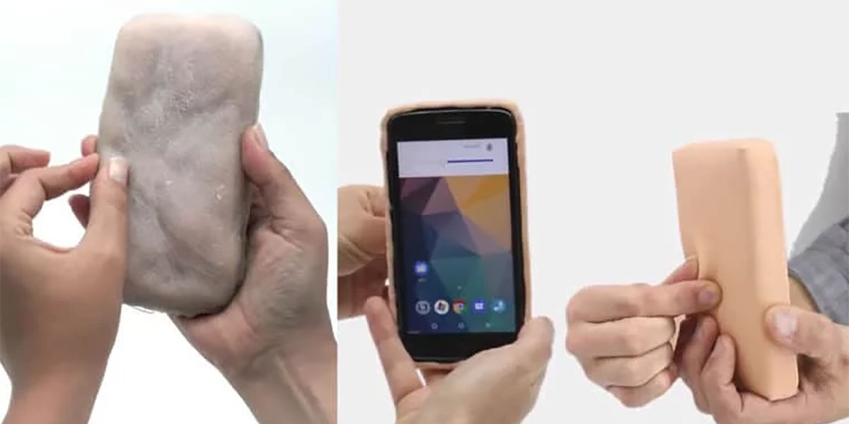 Crean una funda de piel artificial para moviles
