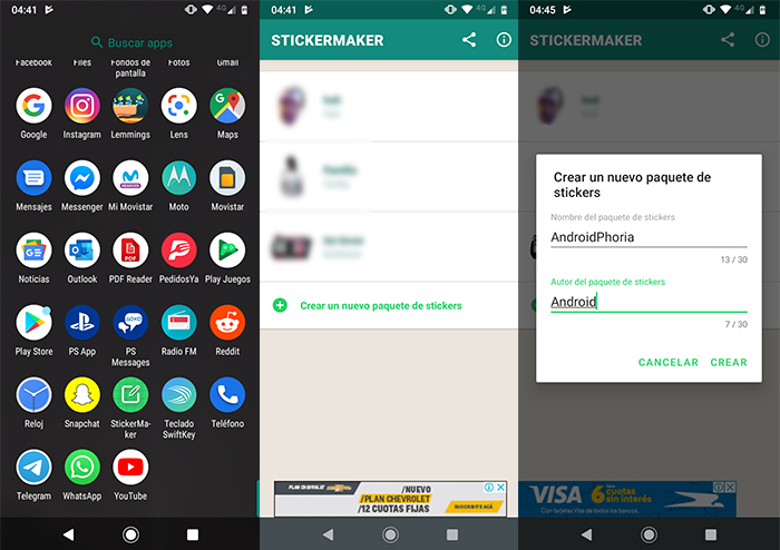 Crear stickers whatsapp sticker maker Paso 1