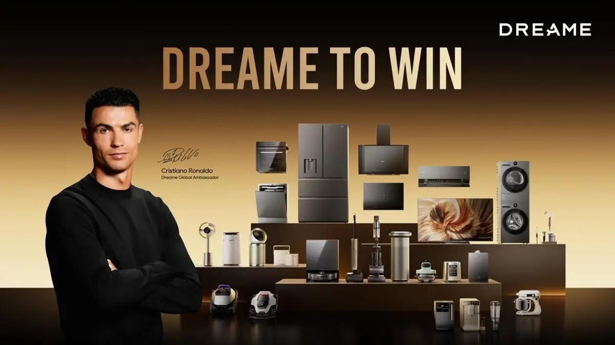 Cristiano Ronaldo ficha por Dreame marca de electrodomEsticos como embajador global