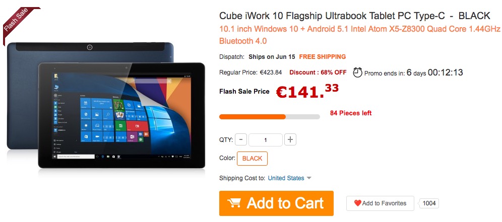 Cube iWork 10 oferta