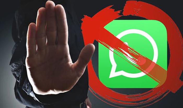 Cuenta de WhatsApp bloqueada por reenviar mensajes