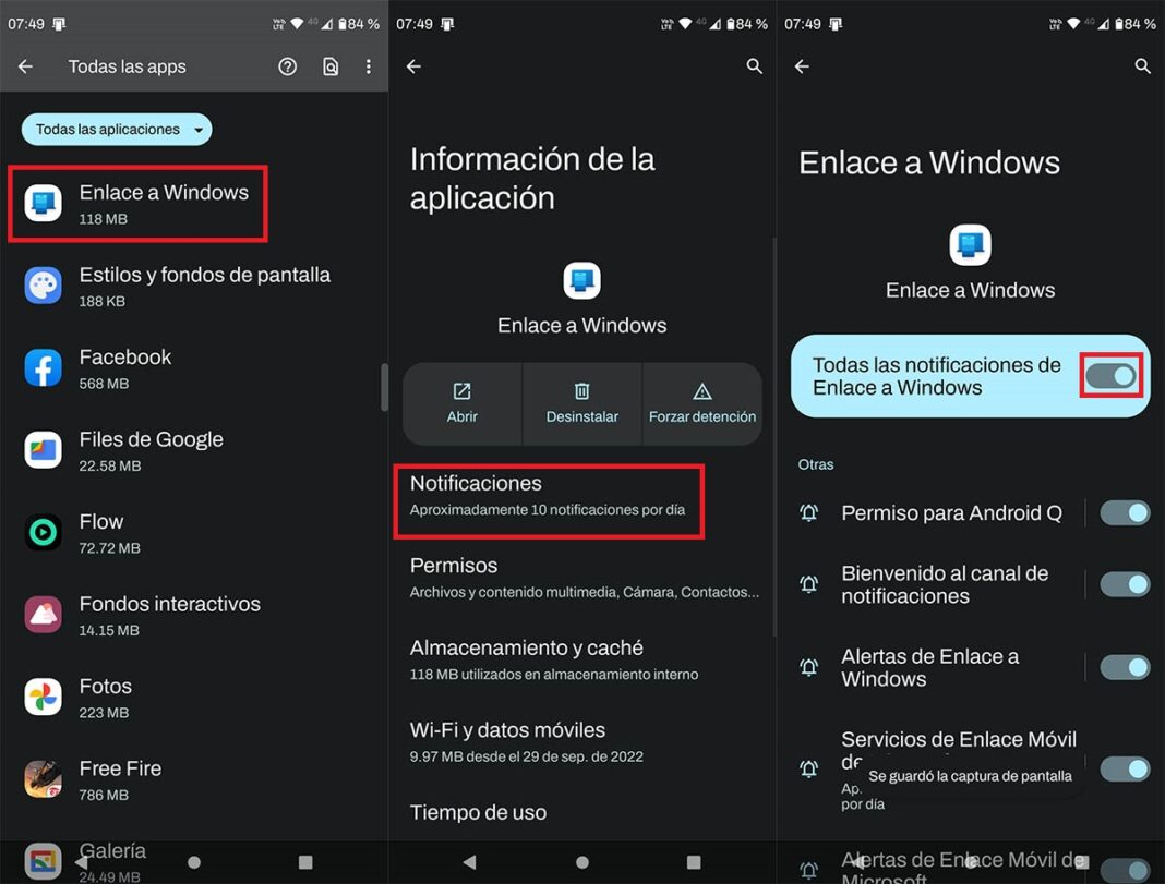 Enlace Windowsandroid Cómo desactivar las notificaciones de Enlace a Windows en Android