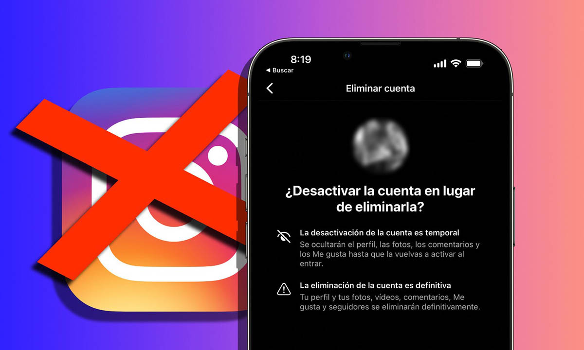 Desactivaron la cuenta de Instagram