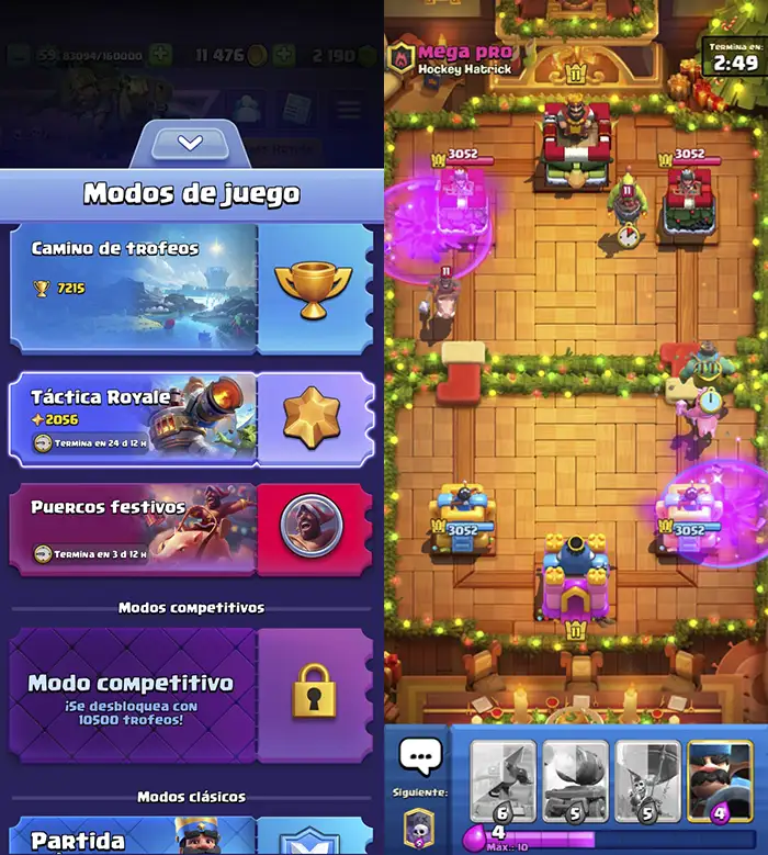 Desafio de los Puercos Festivos mazos