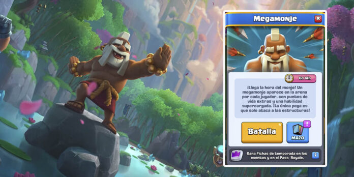 Desafio del Megamonje mejores mazos Clash Royale