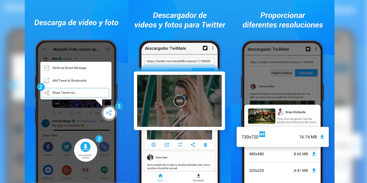 Descarga los vídeos y GIFs de Tuitter que quieras con estas apps para Android