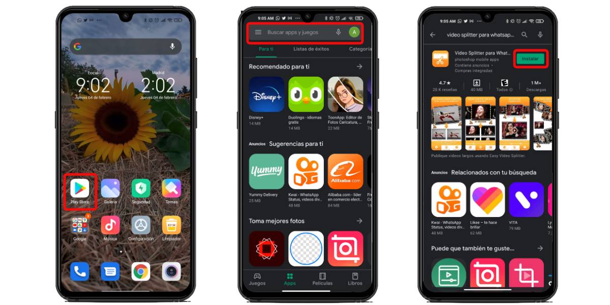 Descarga un editor de vídeos 