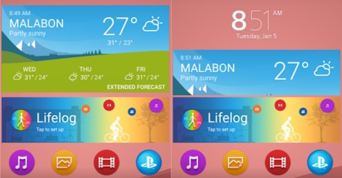 Descargar aplicación del tiempo Xperia weather