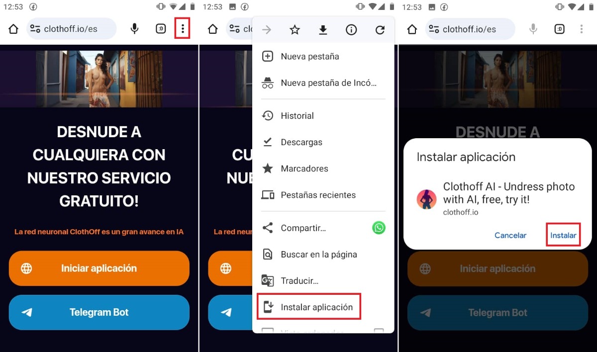 Descargar e instalar ClothOff APK