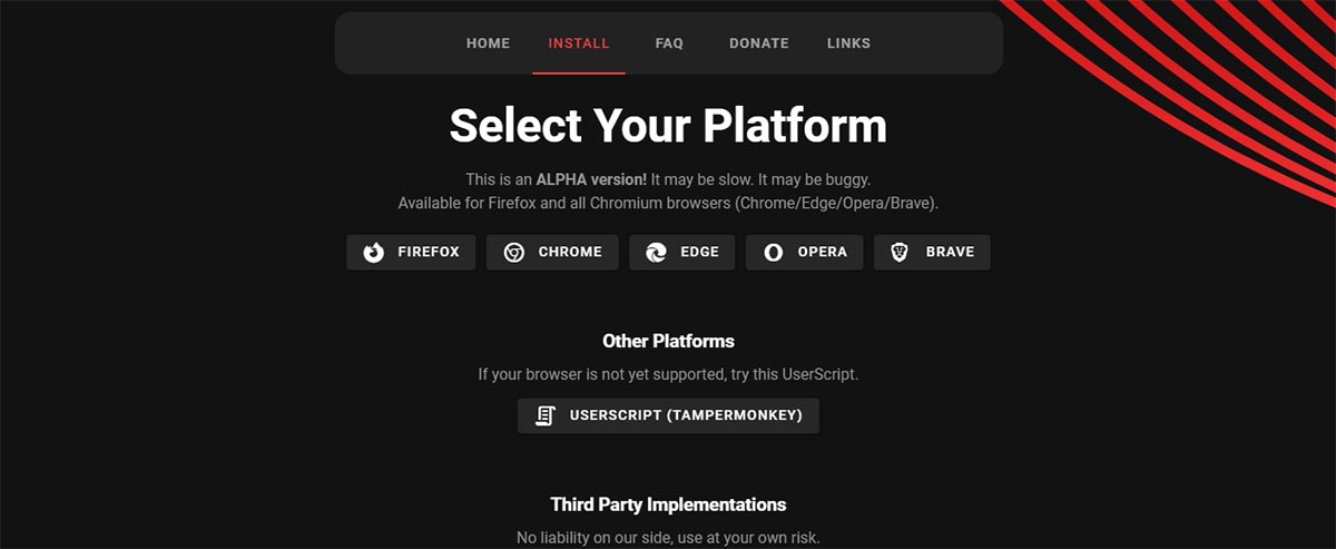Descargar extension boton No Me Gusta YouTube