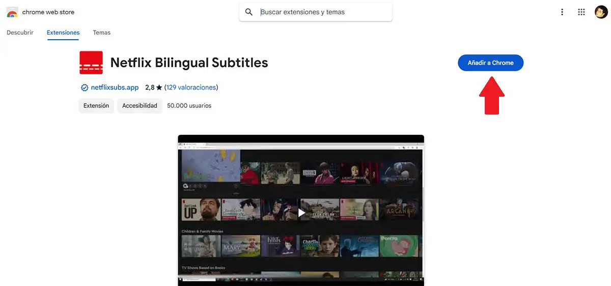 Descarga La Extensión Para Poner Dos Subtítulos En Netflix