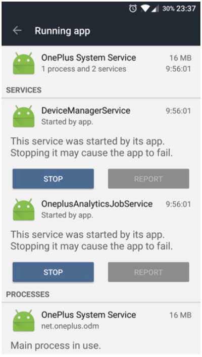 DeviceManagerService OnePlus