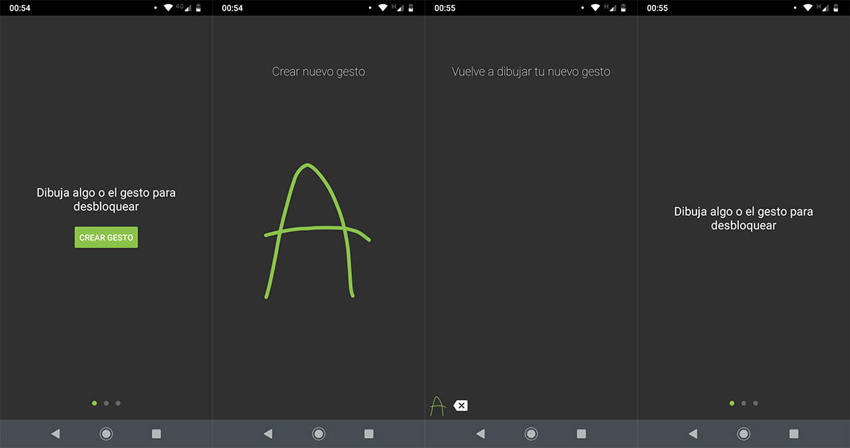 Dibujar para desbloquear movil