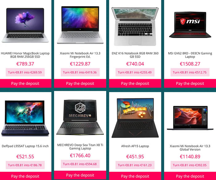 Dinero crece GearBest