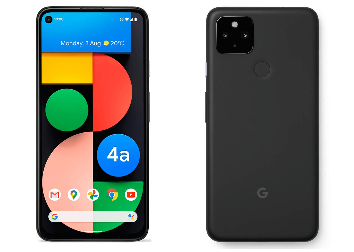 Diseño Google Pixel 4a 5G