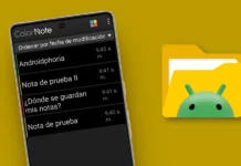 Donde guarda ColorNote tus notas en Android
