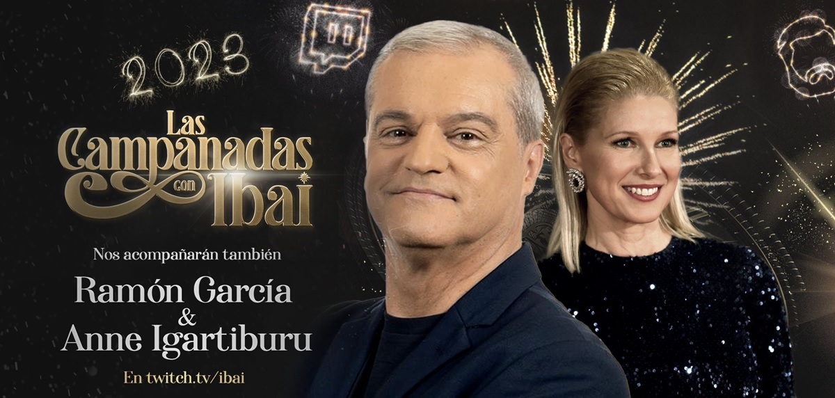 Donde ver Las Campanadas de Ano Nuevo 2023 por Internet Anne Igartiburu y Ramon Garcia