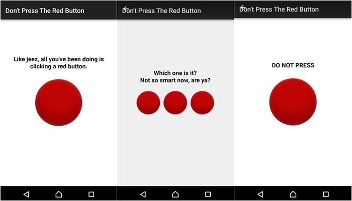 Dont Press The Red Button