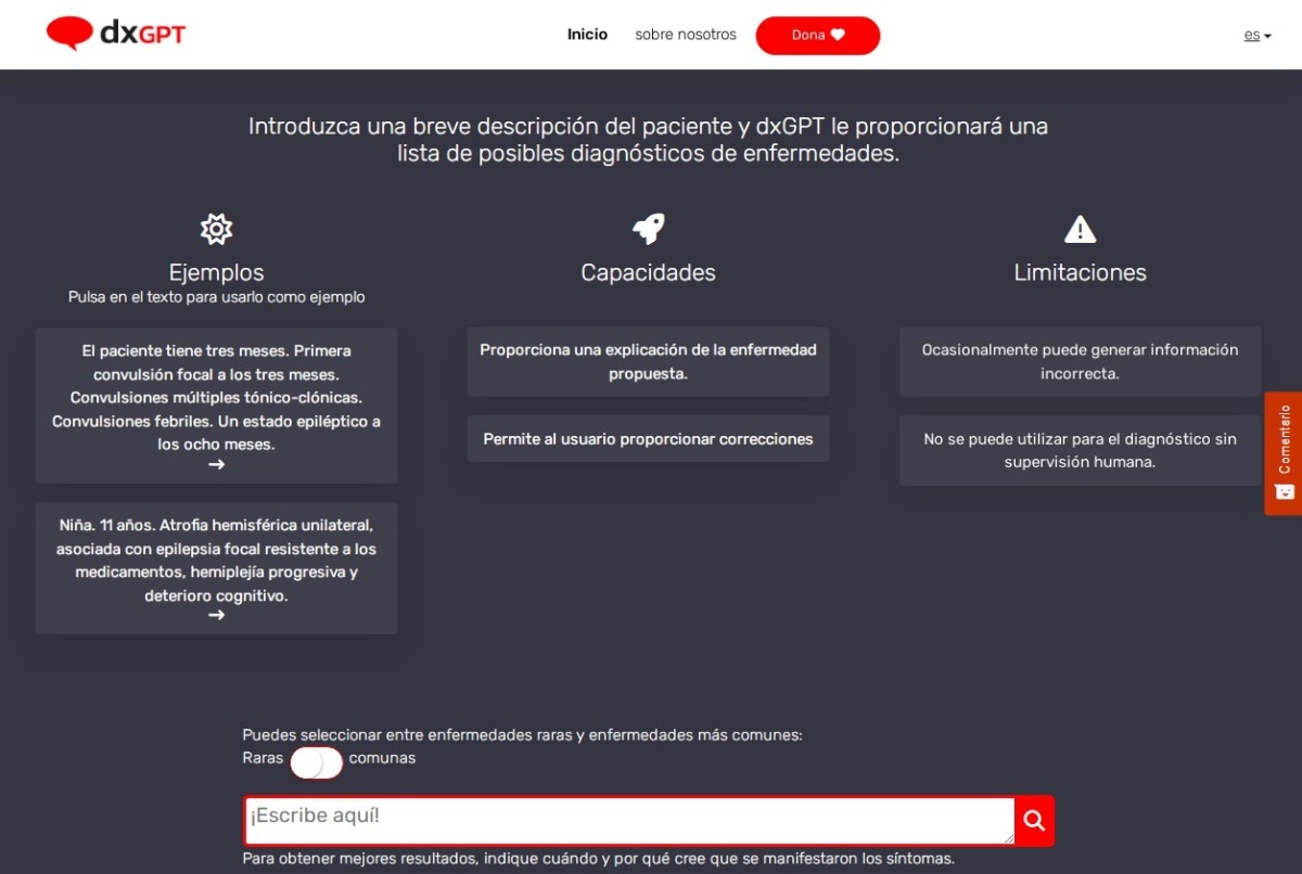 DxGPT es una IA como ChatGPT que ayuda a diagnosticar enfermedades raras