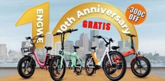 ENGWE ofertas especiales por el decimo aniversario 300 euros de descuento en bicis electricas