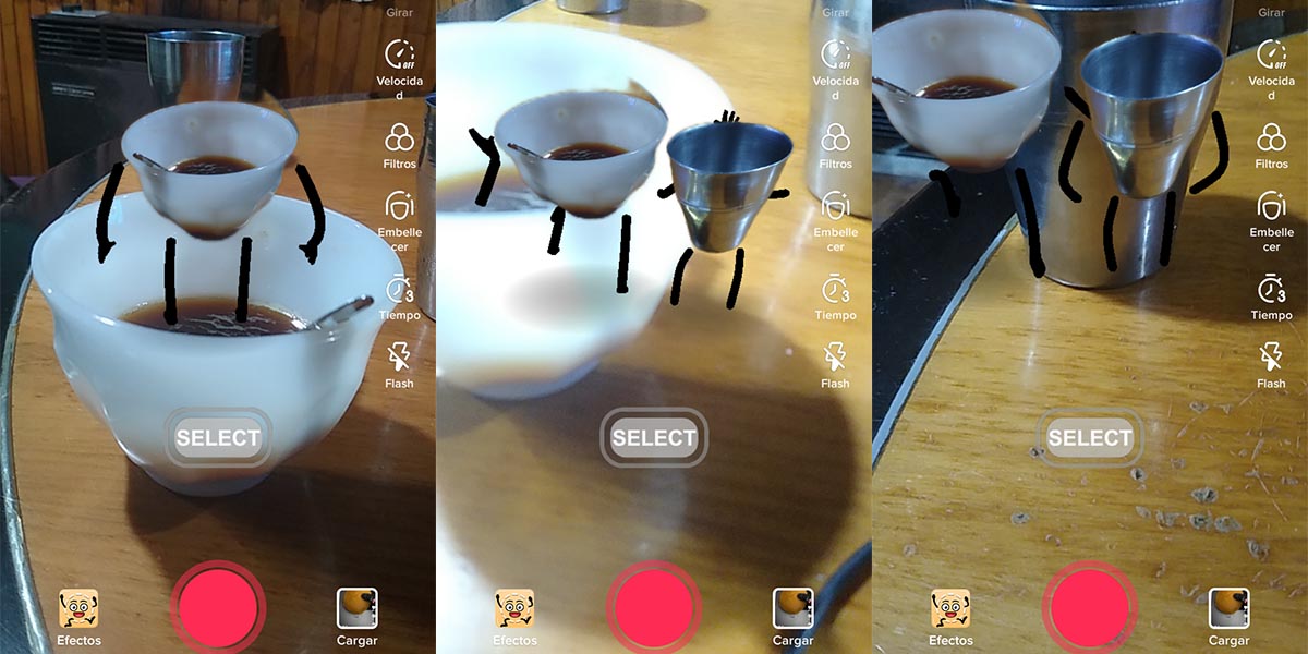 Efecto de TikTok da vida a los objetos