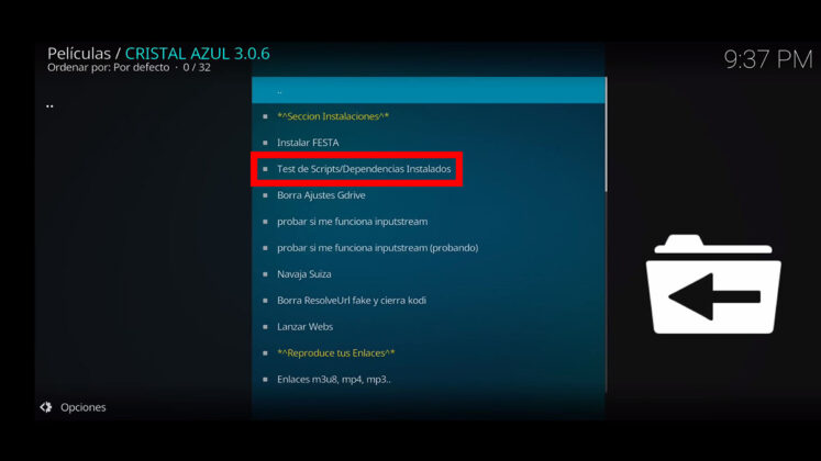 El Error, revise la información de registro, no me deja ver Cristal Azul en Kodi 3