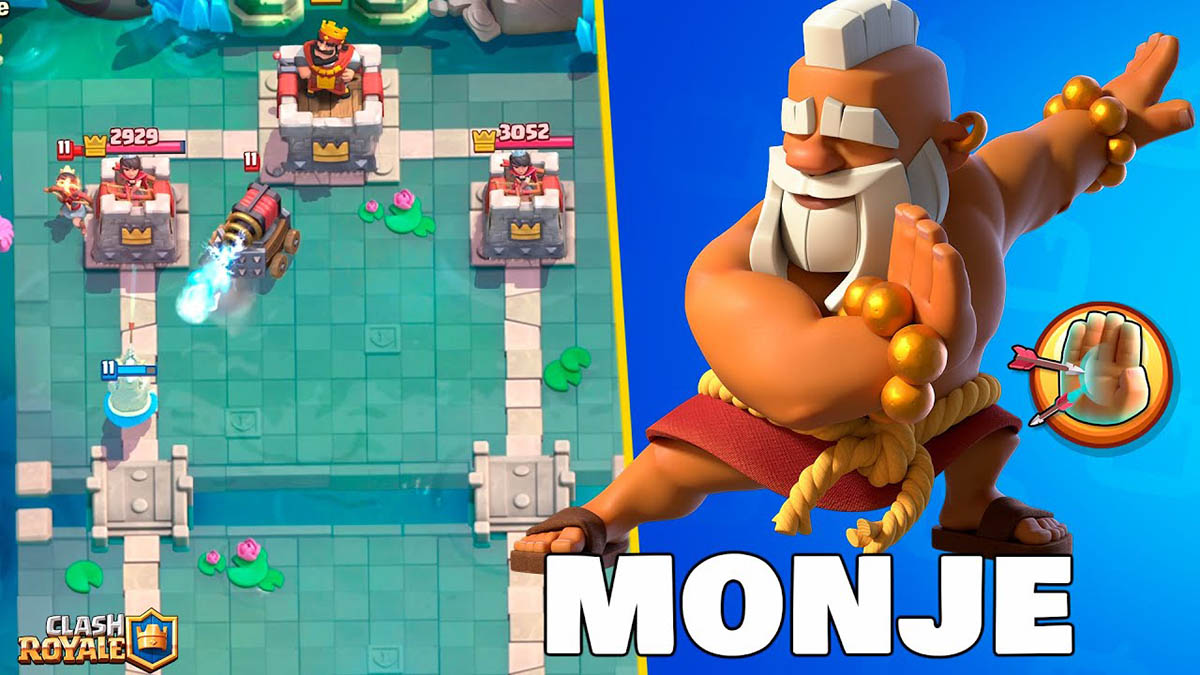 El Monje nuevo campeon Clash Royale