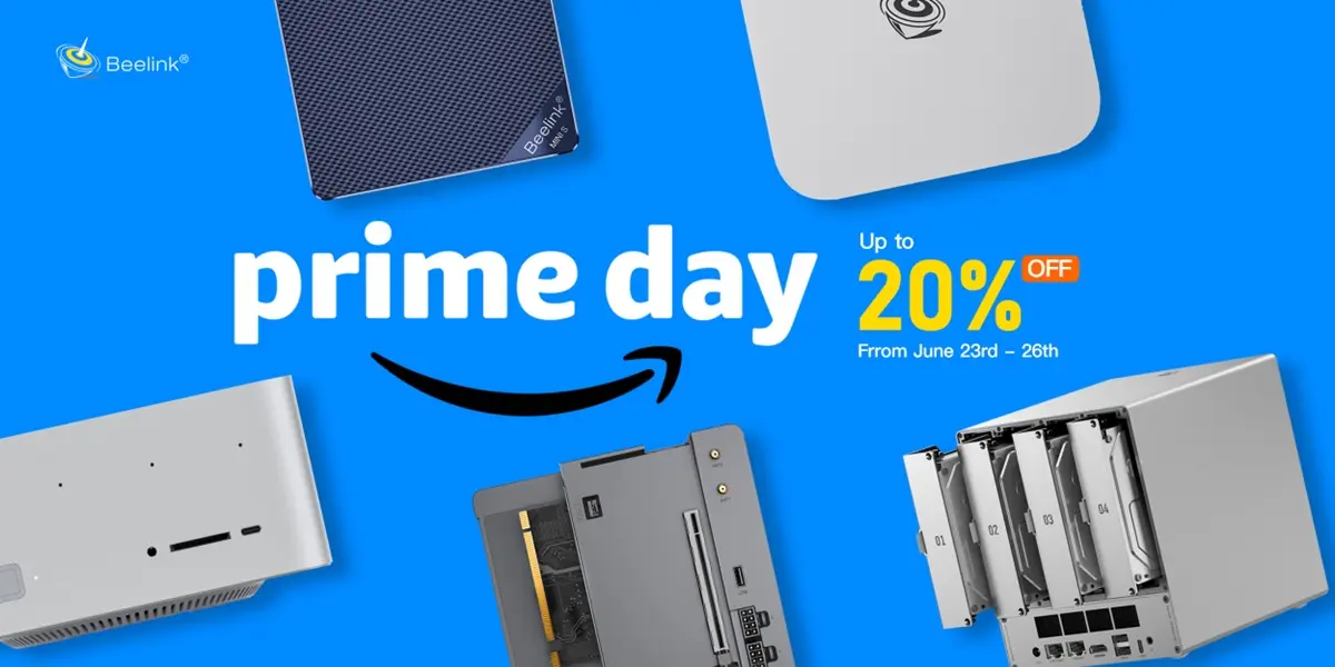 El Prime Day de Beelink 2026: mini PC, NAS y accesorios en oferta