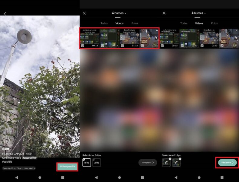 Cómo usar plantillas de CapCut en TikTok