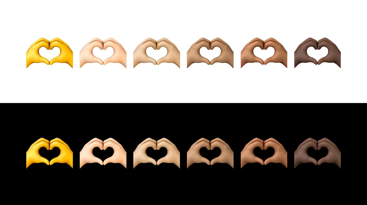 Emoji Noto 3D android como mejora el contraste