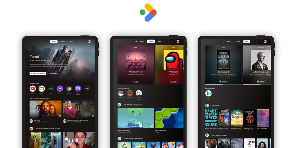entertainment space disponibilidad tablet android