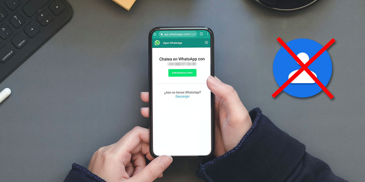 Enviar mensaje por WhatsApp sin añadir como contacto