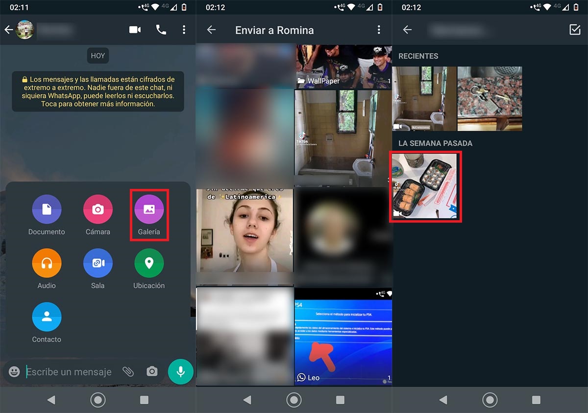 Enviar video por WhatsApp