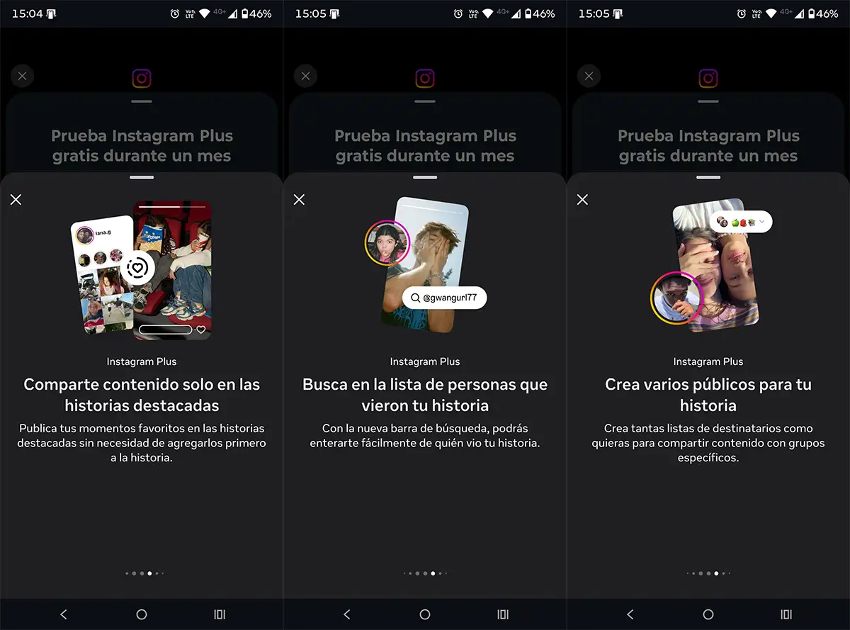 Estas son las funciones que añade Instagram Plus