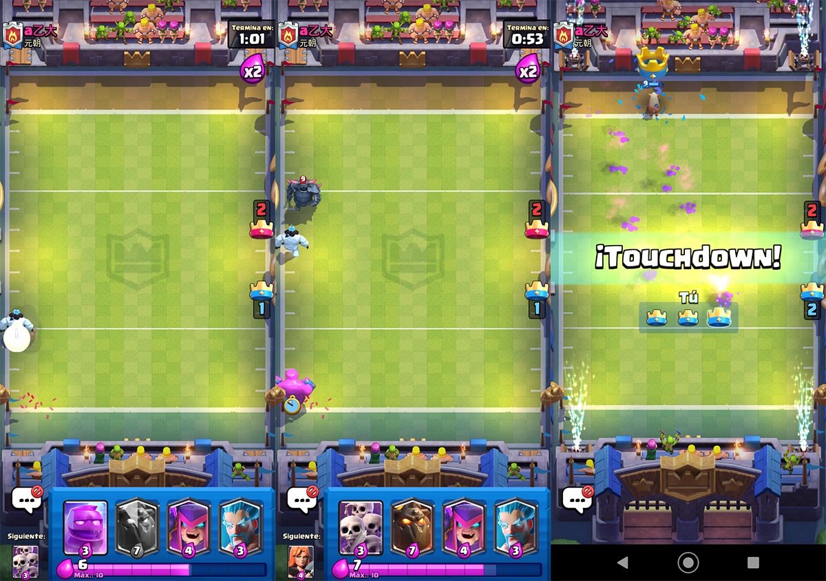 Estrategia para desafio Megatouchdown Clash Royale