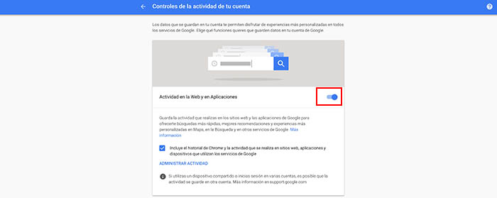 Evitar rastreo de Google