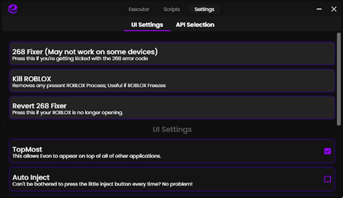 Evon Nezur ejecutor de scripts para roblox