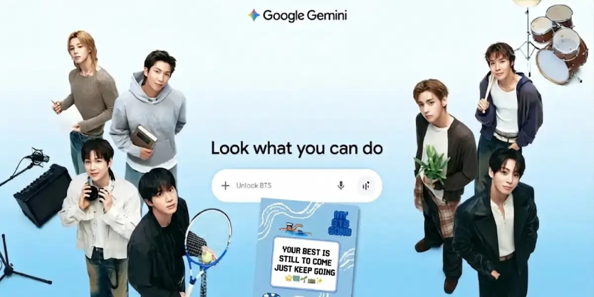 ¡BTS llega Gemini! Así puedes activar la experiencia interactiva